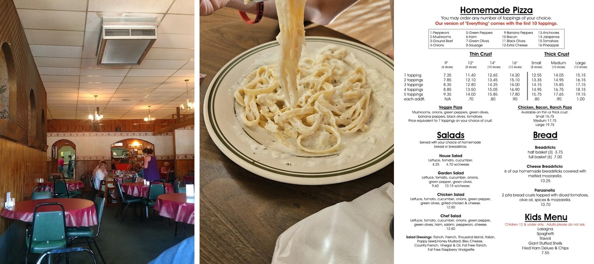 Roma's Restaurant & Pizzeria Menu