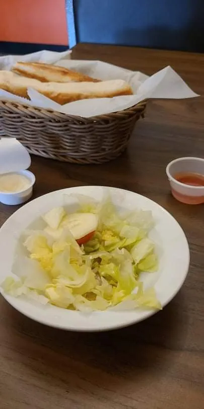 Breadsticks and House Salad